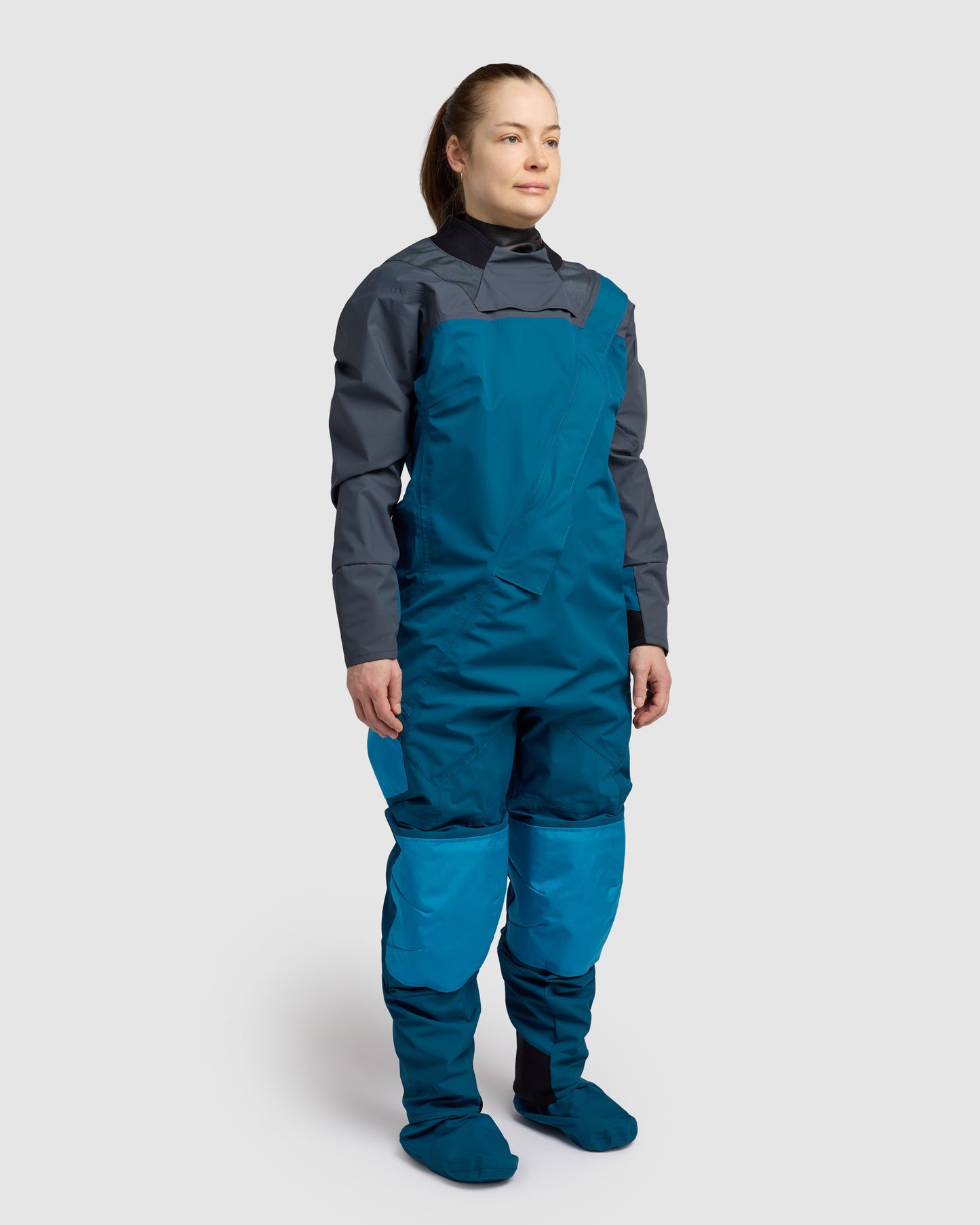 Made-To-Measure Front Entry Dry Suit with Relief Zipper