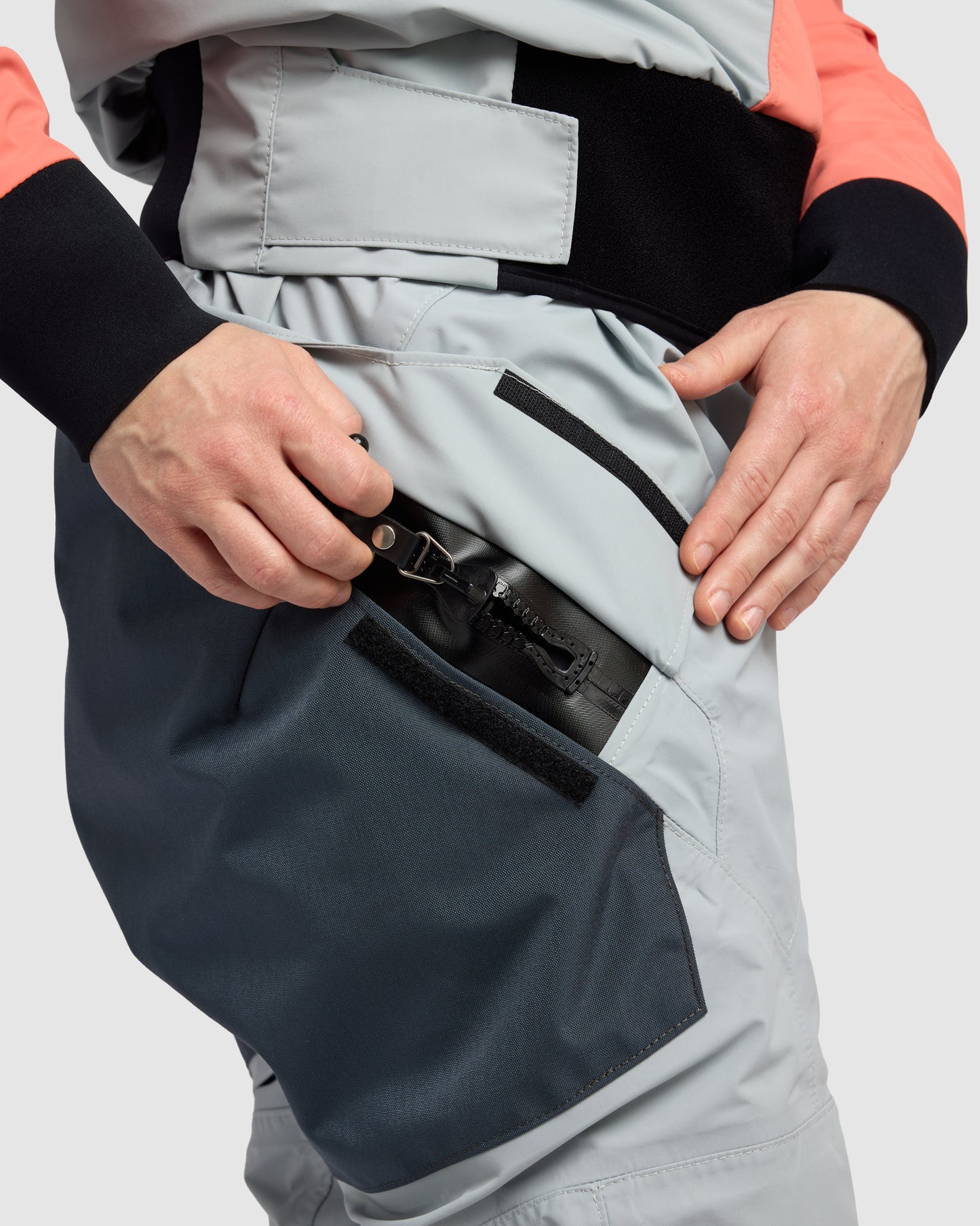 Made-To-Measure Front Entry Dry Suit with Relief Zipper